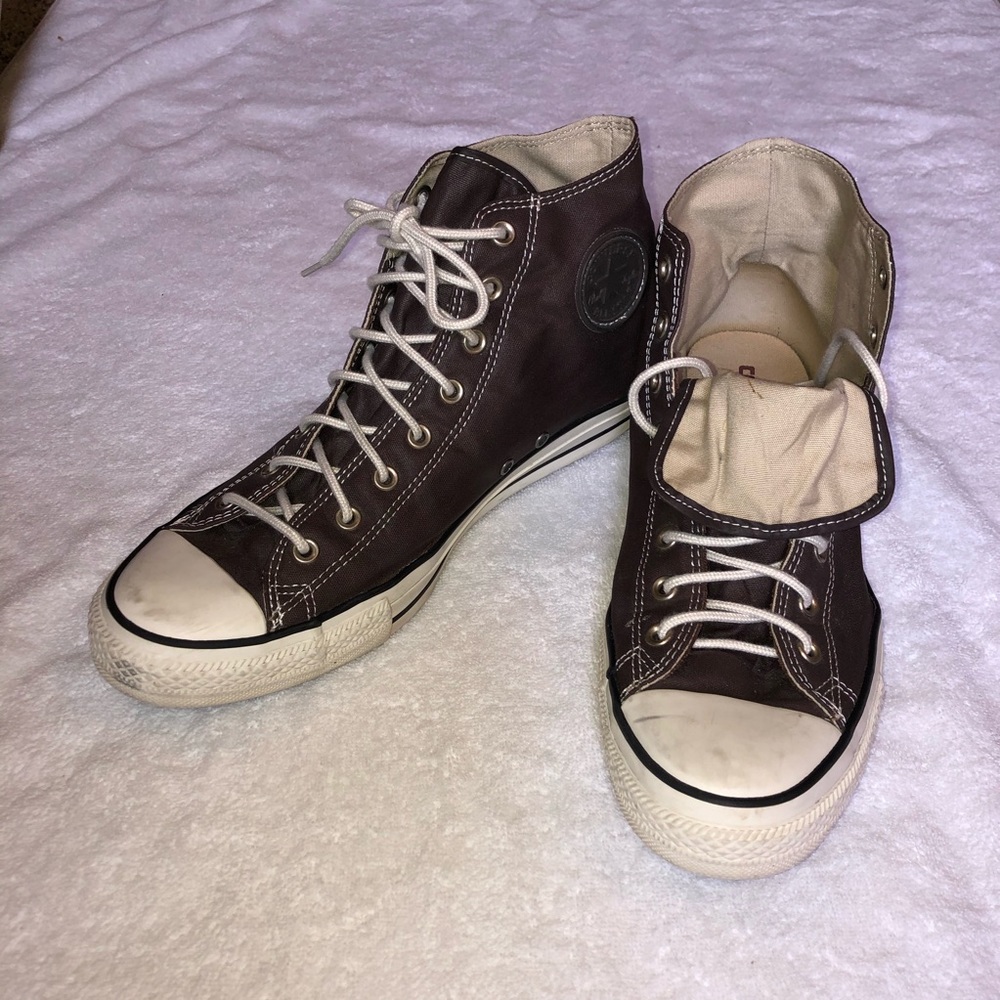 Converse All Stars high tops sz13 brown